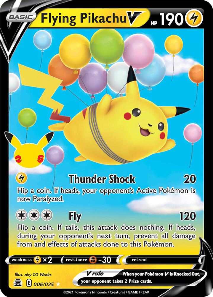 Flying Pikachu V 006/025 Celebrations (CLB)