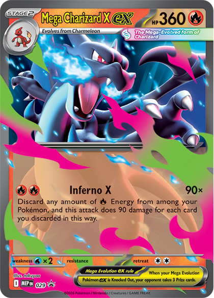 Mega Charizard X Ex #29 Promo