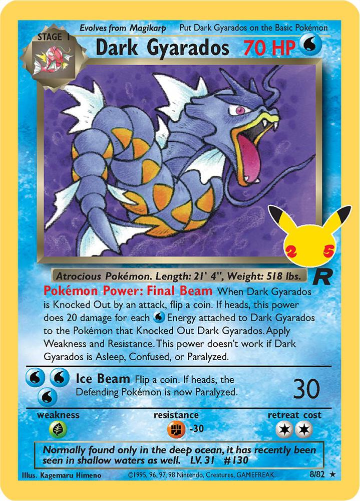Dark Gyarados-Celebrations-Classic Collection