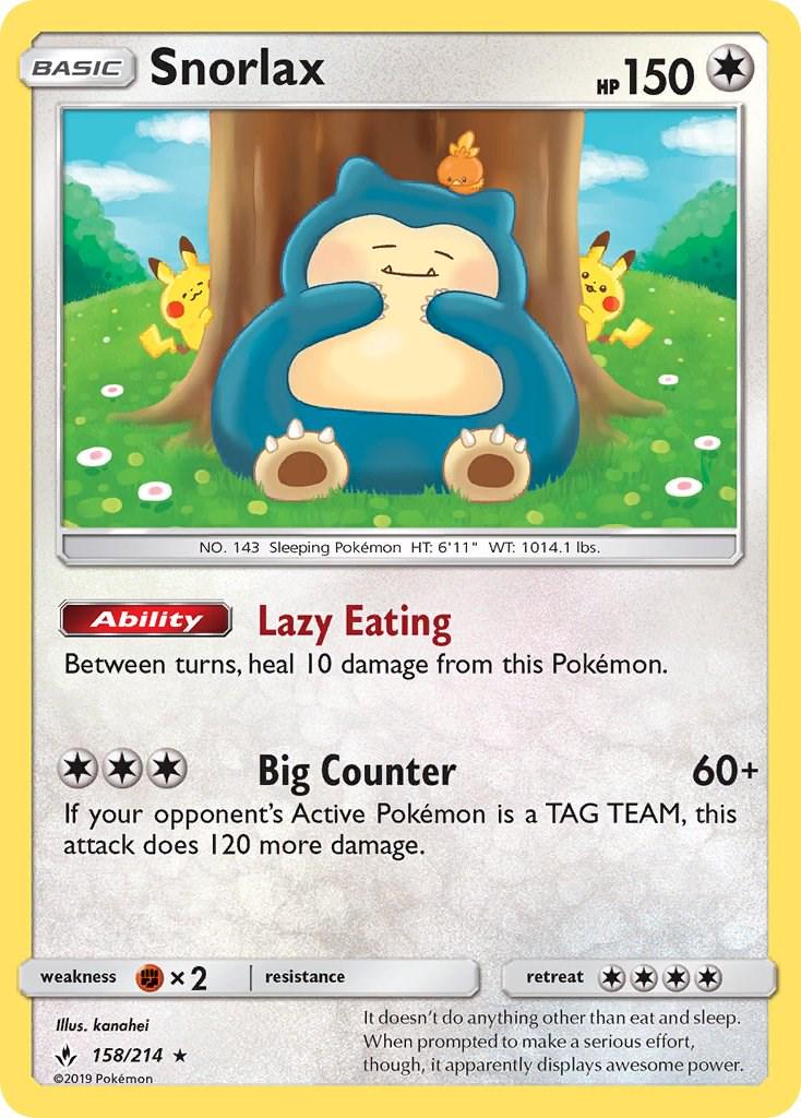 Snorlax – SM – Unbroken Bonds (SM10)