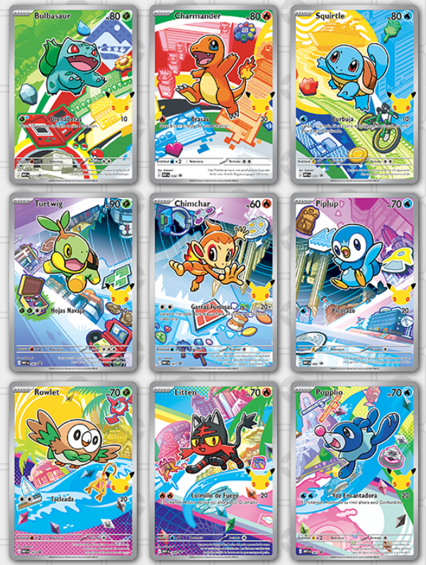 tipos de rareza cartas pokemon - circulo infrecuente estrella rara