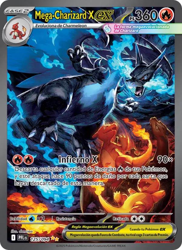 Mega Charizard X ex SIR 125/094 Mega Charizard X ex SIR 125/094