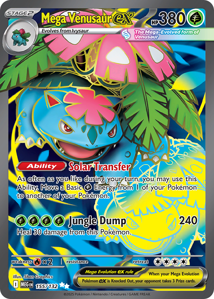 Mega Venusaur ex 155/132 – Mega Evolution